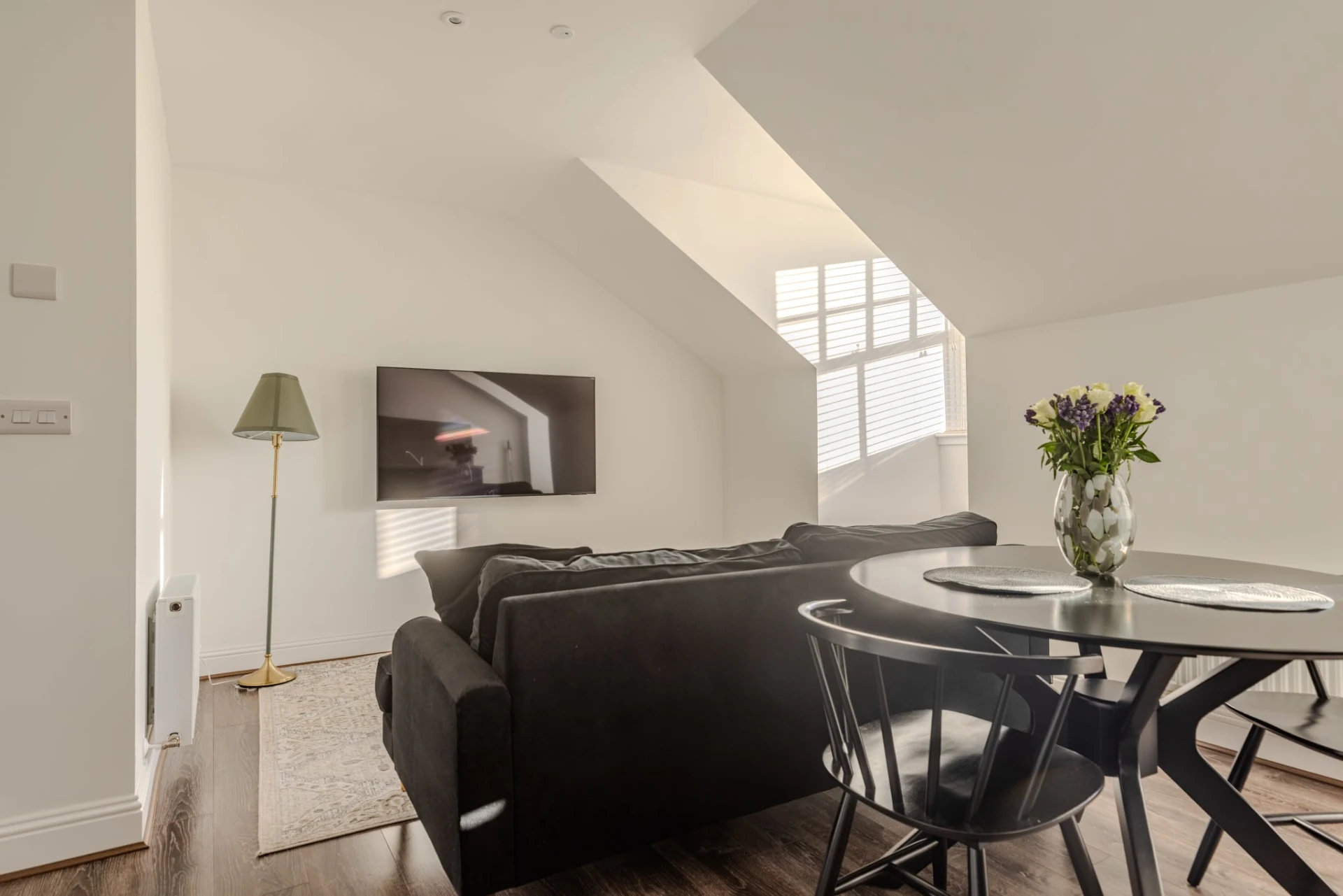 image of completed building project (for a construction company)