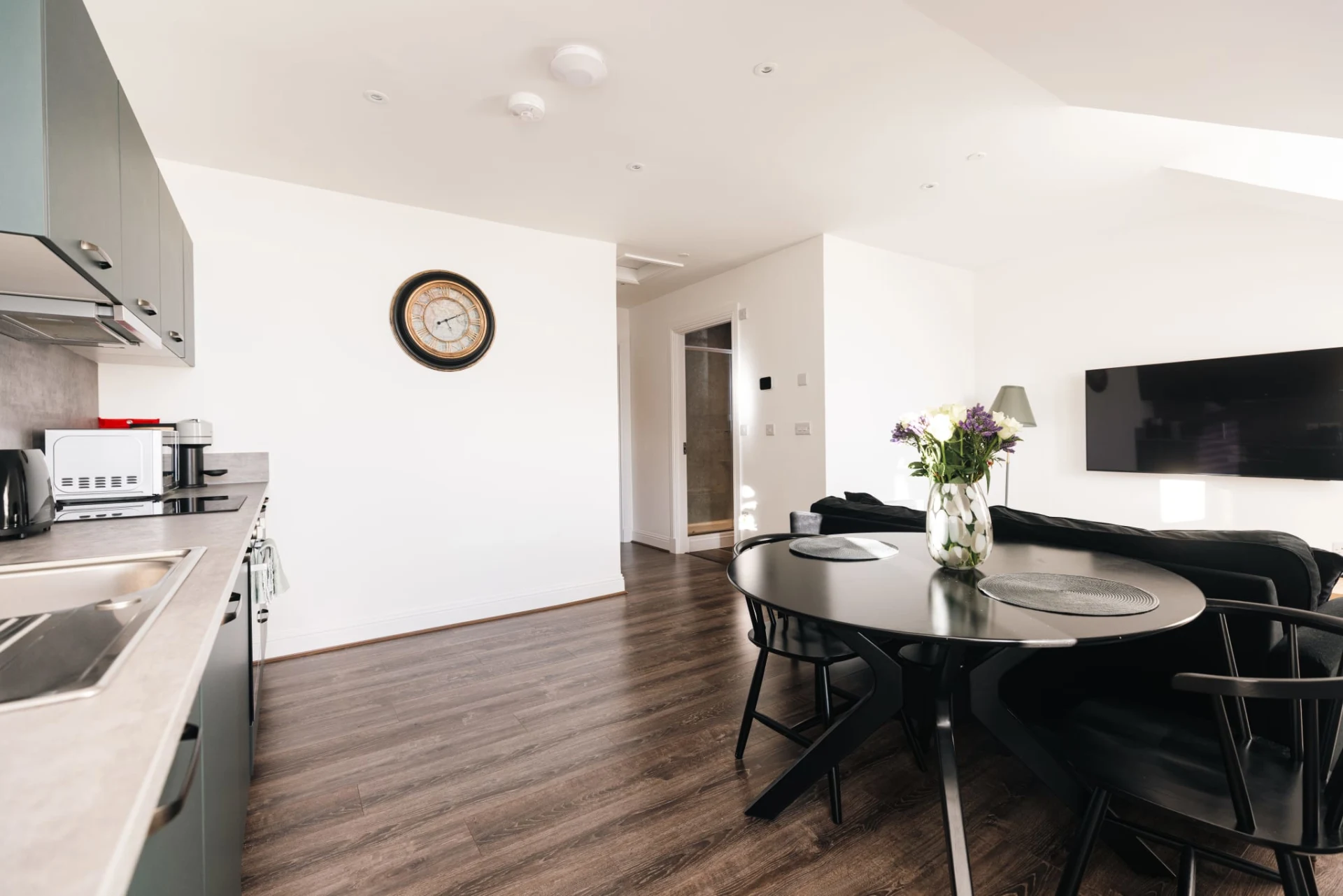 image of completed building project (for a construction company)
